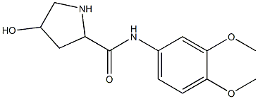 N-(3,4-dimethoxyphenyl)-4-hydroxypyrrolidine-2-carboxamide Structure