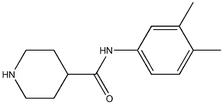 N-(3,4-dimethylphenyl)piperidine-4-carboxamide