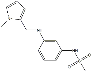 N-(3-{[(1-methyl-1H-pyrrol-2-yl)methyl]amino}phenyl)methanesulfonamide Structure