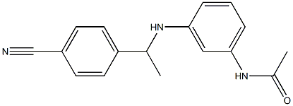 N-(3-{[1-(4-cyanophenyl)ethyl]amino}phenyl)acetamide