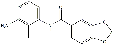 N-(3-amino-2-methylphenyl)-1,3-benzodioxole-5-carboxamide