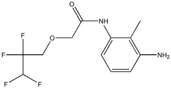 N-(3-amino-2-methylphenyl)-2-(2,2,3,3-tetrafluoropropoxy)acetamide Structure