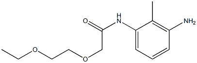 N-(3-amino-2-methylphenyl)-2-(2-ethoxyethoxy)acetamide Structure