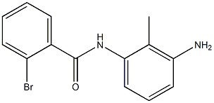 N-(3-amino-2-methylphenyl)-2-bromobenzamide,,结构式