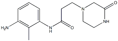 N-(3-amino-2-methylphenyl)-3-(3-oxopiperazin-1-yl)propanamide Structure