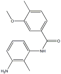 N-(3-amino-2-methylphenyl)-3-methoxy-4-methylbenzamide Struktur