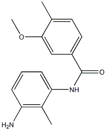 N-(3-amino-2-methylphenyl)-3-methoxy-4-methylbenzamide,,结构式