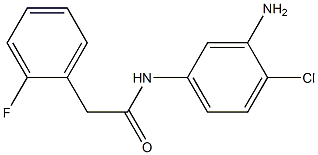 N-(3-amino-4-chlorophenyl)-2-(2-fluorophenyl)acetamide Struktur