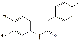 N-(3-amino-4-chlorophenyl)-2-(4-fluorophenyl)acetamide Structure