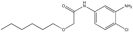 N-(3-amino-4-chlorophenyl)-2-(hexyloxy)acetamide,,结构式