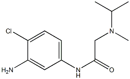 N-(3-amino-4-chlorophenyl)-2-[isopropyl(methyl)amino]acetamide Structure
