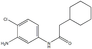 N-(3-amino-4-chlorophenyl)-2-cyclohexylacetamide Structure