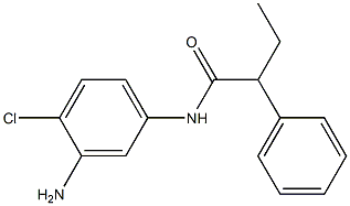 N-(3-amino-4-chlorophenyl)-2-phenylbutanamide Struktur