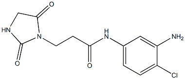 N-(3-amino-4-chlorophenyl)-3-(2,5-dioxoimidazolidin-1-yl)propanamide Structure