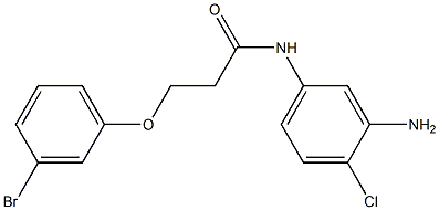 N-(3-amino-4-chlorophenyl)-3-(3-bromophenoxy)propanamide