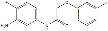 N-(3-amino-4-fluorophenyl)-2-(3-methylphenoxy)acetamide