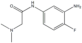 N-(3-amino-4-fluorophenyl)-2-(dimethylamino)acetamide Structure