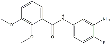 N-(3-amino-4-fluorophenyl)-2,3-dimethoxybenzamide Struktur