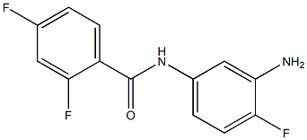 N-(3-amino-4-fluorophenyl)-2,4-difluorobenzamide 结构式