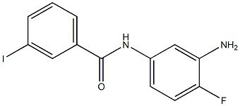 N-(3-amino-4-fluorophenyl)-3-iodobenzamide Struktur