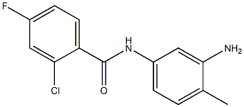 N-(3-amino-4-methylphenyl)-2-chloro-4-fluorobenzamide Structure