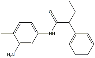 N-(3-amino-4-methylphenyl)-2-phenylbutanamide Struktur