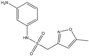 N-(3-aminophenyl)-1-(5-methyl-1,2-oxazol-3-yl)methanesulfonamide