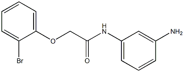 N-(3-aminophenyl)-2-(2-bromophenoxy)acetamide Struktur