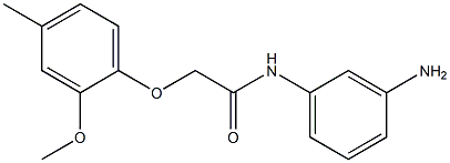 N-(3-aminophenyl)-2-(2-methoxy-4-methylphenoxy)acetamide