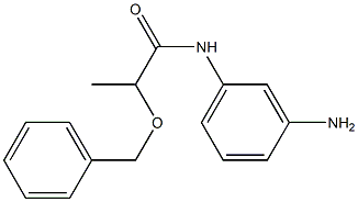 N-(3-aminophenyl)-2-(benzyloxy)propanamide 结构式