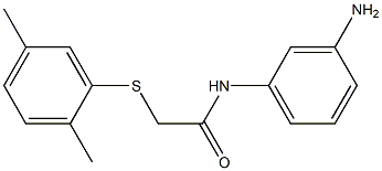 N-(3-aminophenyl)-2-[(2,5-dimethylphenyl)sulfanyl]acetamide|