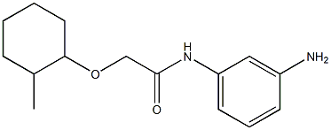 N-(3-aminophenyl)-2-[(2-methylcyclohexyl)oxy]acetamide