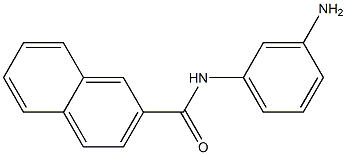 N-(3-aminophenyl)-2-naphthamide Structure