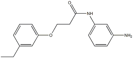 N-(3-aminophenyl)-3-(3-ethylphenoxy)propanamide Structure