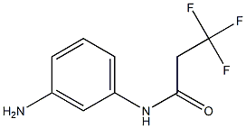 N-(3-aminophenyl)-3,3,3-trifluoropropanamide Struktur