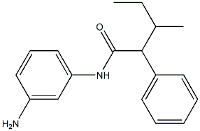 N-(3-aminophenyl)-3-methyl-2-phenylpentanamide Structure