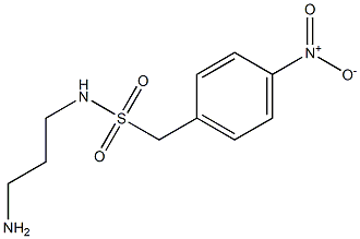 N-(3-aminopropyl)(4-nitrophenyl)methanesulfonamide Struktur