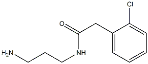 N-(3-aminopropyl)-2-(2-chlorophenyl)acetamide