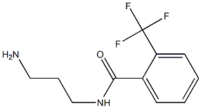 N-(3-aminopropyl)-2-(trifluoromethyl)benzamide,,结构式