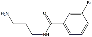 N-(3-aminopropyl)-3-bromobenzamide Struktur