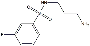 N-(3-aminopropyl)-3-fluorobenzenesulfonamide