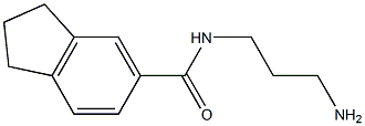 N-(3-aminopropyl)indane-5-carboxamide Struktur