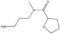 N-(3-aminopropyl)-N-methyloxolane-2-carboxamide 结构式