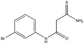 N-(3-bromophenyl)-2-carbamothioylacetamide Structure