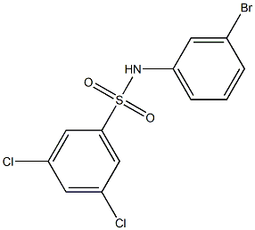 N-(3-bromophenyl)-3,5-dichlorobenzene-1-sulfonamide