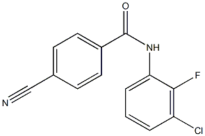 N-(3-chloro-2-fluorophenyl)-4-cyanobenzamide|