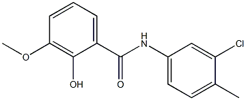 N-(3-chloro-4-methylphenyl)-2-hydroxy-3-methoxybenzamide Structure