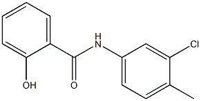 N-(3-chloro-4-methylphenyl)-2-hydroxybenzamide Structure