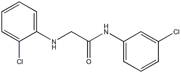 N-(3-chlorophenyl)-2-[(2-chlorophenyl)amino]acetamide|