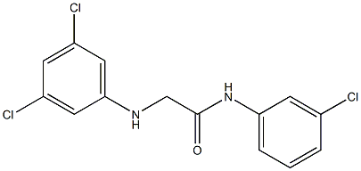 N-(3-chlorophenyl)-2-[(3,5-dichlorophenyl)amino]acetamide